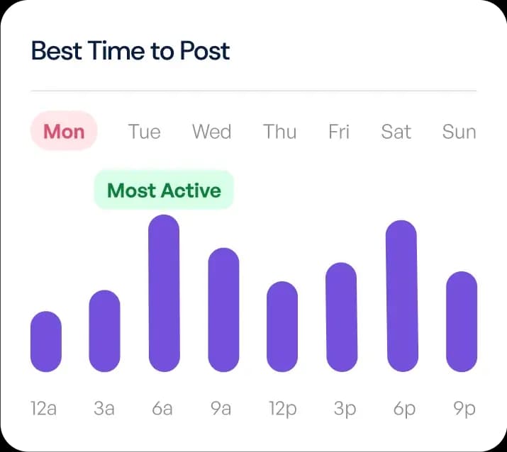 schedule to social media image